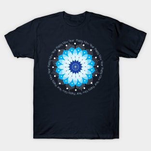 Happy New Year Mandala T-Shirt